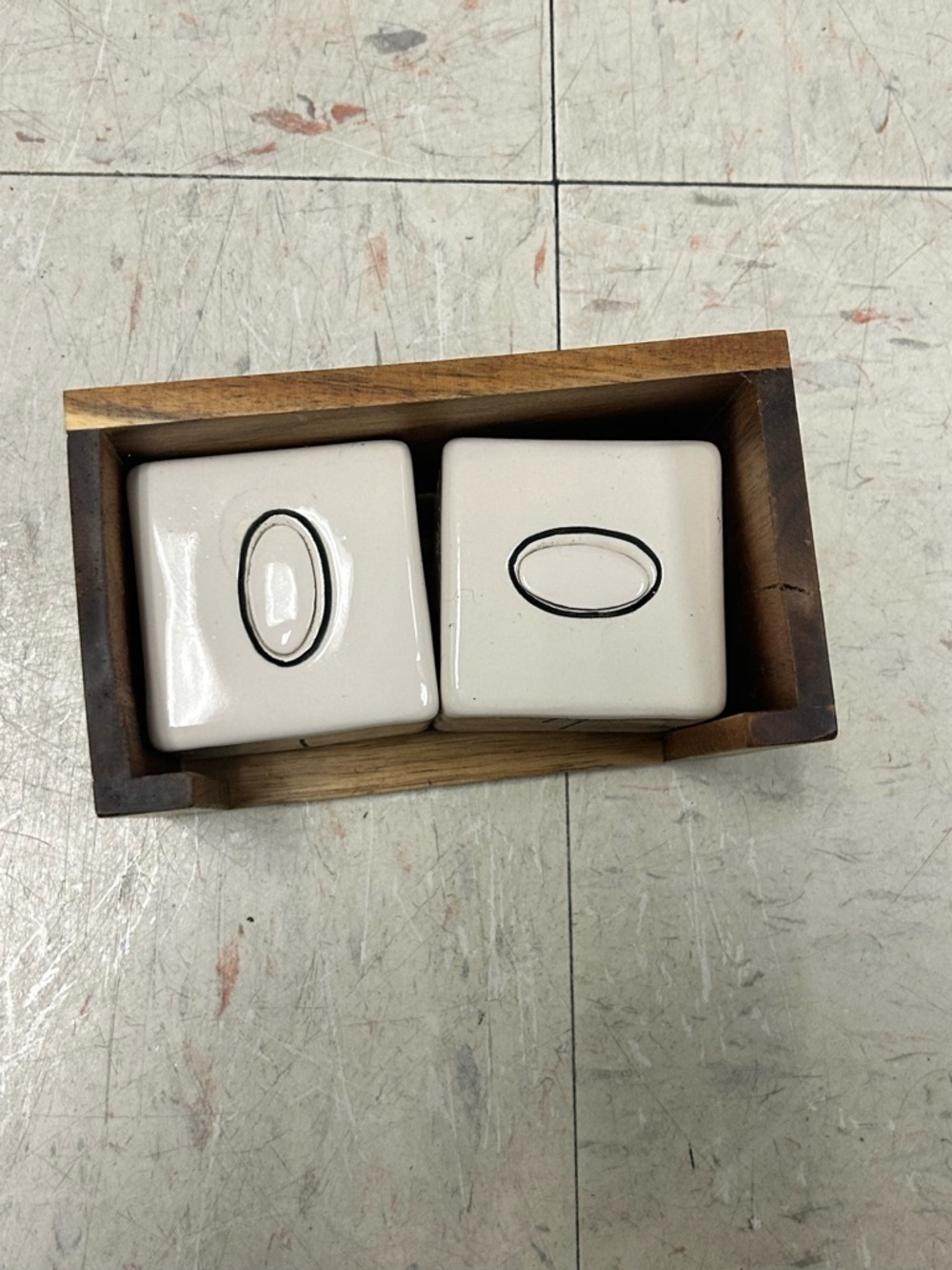 Rae Dunn Perpetual Desk Calendar | Farmhouse Wood Block Calendar | Magenta - Picture 6 of 11